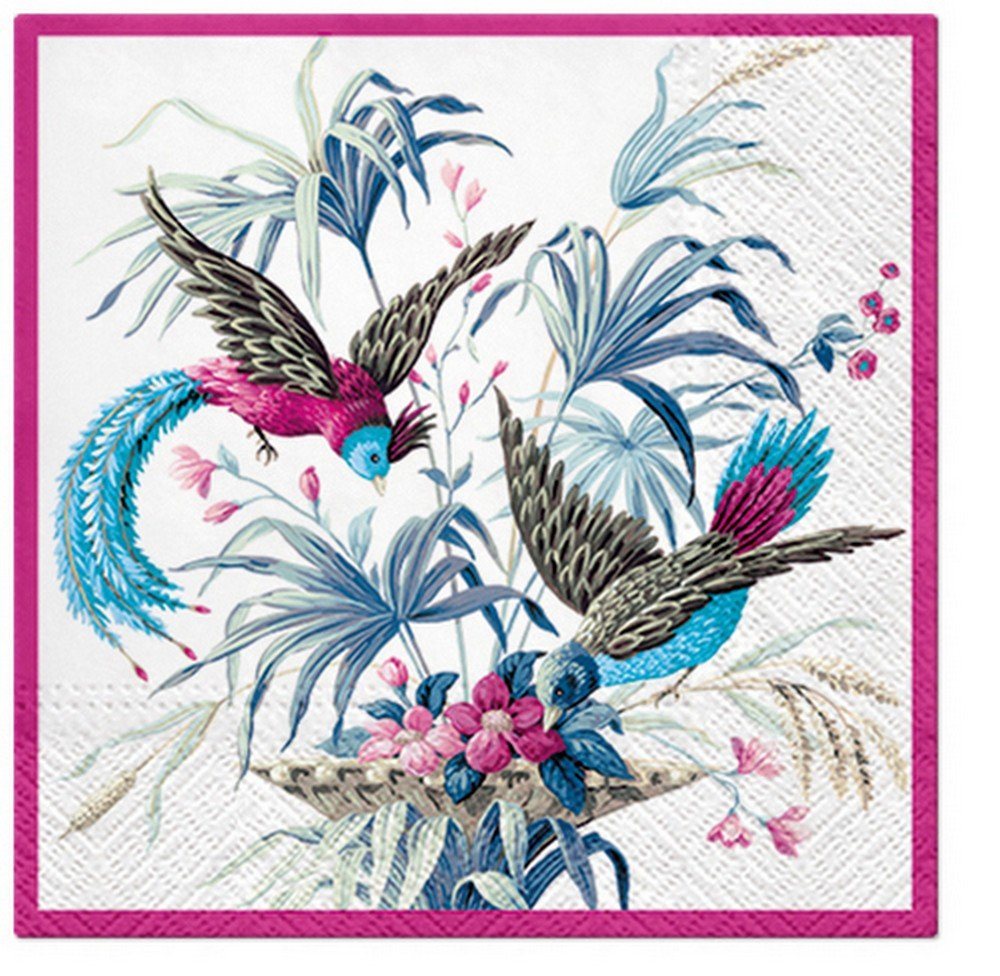 PAW Sp. z o.o. Papierserviette 20 Servietten Birds of Eden 33x33cm, (20 St) von PAW Sp. z o.o.