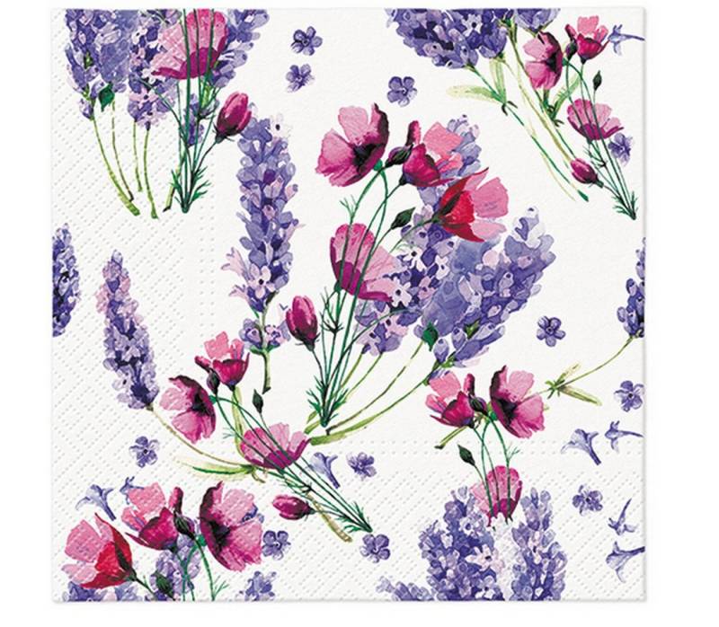 PAW Sp. z o.o. Papierserviette 20 Servietten Fragrant Lavender 33x33cm, (20 St) von PAW Sp. z o.o.