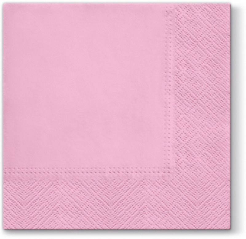 PAW Sp. z o.o. Papierserviette 20 Servietten Unicolor rosa 33x33cm, (20 St) von PAW Sp. z o.o.