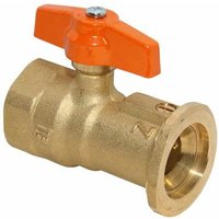 PAW - Pumpenkugelhahn Kugel-Stop pks Flansch für 1 1/2'' Überwurf und 1'' ig 2129 von PAW