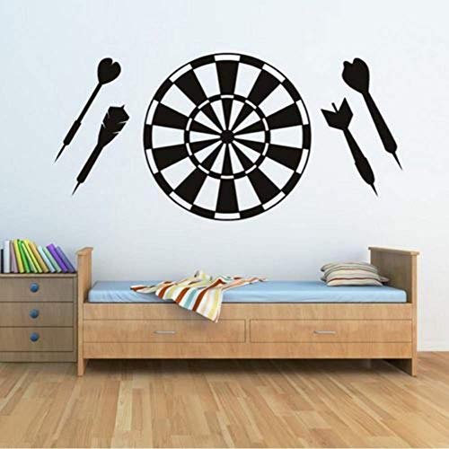 Darts Wandaufkleber Dartscheibe Für Kinderzimmer Jungen Schlafzimmer Vinyl Kunst Aufkleber Sport Pubs Tapete Hintergrund Decor Wandbilder 84 * 42 Cm von PAWANG