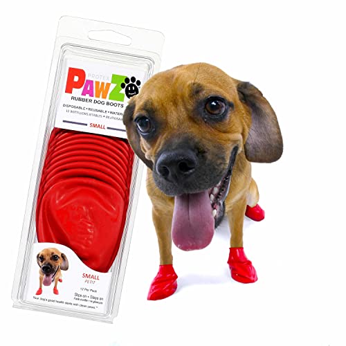 Pawz Durable All Weather Dog Boots, Red, Small Pawz Durable All Weather Dog Boots, Red, Small von PAWZ