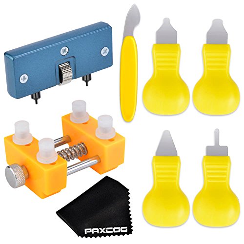 Paxcoo Uhrenbatterie Werkzeugset für Uhrenrückenöffner und Uhren von PAXCOO