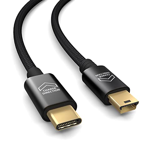 PAXO 1m USB C auf Mini USB Kabel (OTG kompatibel), für Dashcam, Kamera, Navi, PS3 Controller, Digitaler Bilderrahmen, Schnellladekabel, Datenkabel PAXO 1m USB C auf Mini USB Kabel (OTG kompatibel), für Dashcam, Kamera, Navi, PS3 Controller, Digitaler Bilderrahmen, Schnellladekabel, Datenkabel von PAXO
