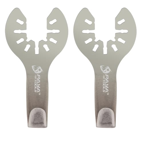 PAYA Multitool Sägeblätter Oszillierende Klingen E-cut Zubehör Teak-Dichtstoff-Entfernungsmesser zum Entfernen von Dichtungsmasse 2tlg PY179 von PAYA TOOLS