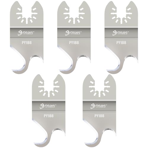 PAYA Multitool Sägeblätter Oszillierende Klingen Sägeblatter zum Schneiden Dachziegeln, PVC-Teppich, Pappe und anderen weichen Materialien, 5tlg PY188 PAYA Multitool Sägeblätter Oszillierende Klingen Sägeblatter zum Schneiden Dachziegeln, PVC-Teppich, Pappe und anderen weichen Materialien, 5tlg PY188 von PAYA TOOLS