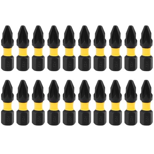 PAYA TOOLS Schraubendreher Bits Set 20 Stück 25mm Bit-Sortiment Bohrschrauber Starke Magnetische Bithalter mit Aufbewahrungskoffer PZ2 PAYA TOOLS Schraubendreher Bits Set 20 Stück 25mm Bit-Sortiment Bohrschrauber Starke Magnetische Bithalter mit Aufbewahrungskoffer PZ2 von PAYA TOOLS