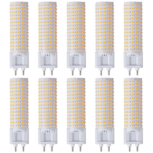 PAZWAHF 10 Stück – G12 LED Maisbirne 8 W 1200 lm, 12 W 1800 lm, 18 W 2700 lm, 3000 K 4000 K 6000 K Breiter Druck AC85 V–265 V Konstantstrom, kein Flimmern, nicht dimmbar von PAZWAHF