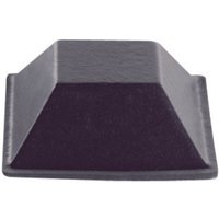 BS-19-BK-R-7 Gerätefuß selbstklebend, quadratisch Schwarz (b x h) 20.6 mm x 7.6 mm 7 St. - Pb Fastener von PB Fastener