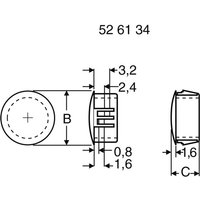 76064 Verschlussstopfen Plattenstärke (max.) 1.6 mm Schwarz 1 St. - Pb Fastener von PB Fastener