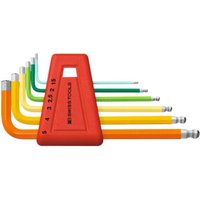 PB Swiss Tools Sechskant-Winkelschraubendreher-Satz, mit Kugelkopf, pulverbeschichtet, 6-teilig PB Swiss Tools Sechskant-Winkelschraubendreher-Satz, mit Kugelkopf, pulverbeschichtet, 6-teilig von PB Swiss Tools