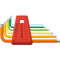 PB Swiss Tools Sechskant-Winkelschraubendreher-Satz, pulverbeschichtet, 6-teilig PB Swiss Tools Sechskant-Winkelschraubendreher-Satz, pulverbeschichtet, 6-teilig von PB Swiss Tools