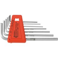 PB Swiss Tools Sechskant-Winkelschraubendreher-Satz, verchromt, 7-teilig von PB Swiss Tools