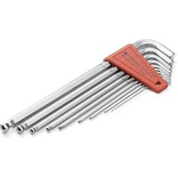 PB Swiss Tools Sechskant-Winkelschraubendreher-Satz, mit Kugelkopf, verchromt, 9-teilig von PB Swiss Tools