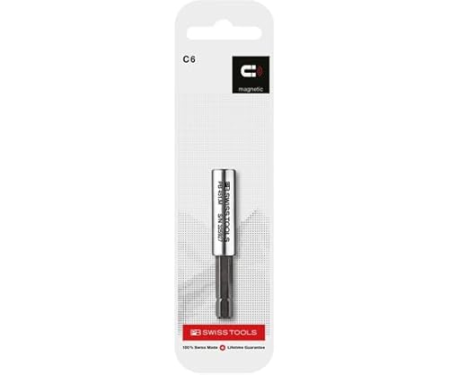 PB Swiss Tools Bithalter für PrecisionBits C 6,3 (1/10.2 cm) PB 451.M | 100% Swiss Made | Sichere Verbindung von Bits an Akkuschrauber oder Bohrmaschinen von PB SWISS TOOLS