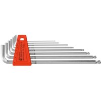 Pb Swiss Tools - Sechskant-Winkelschraubendreher-Satz, mit Kugelkopf, verchromt, 8-teilig von PB SWISS TOOLS