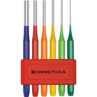 PB Swiss Tools Splintentreiber-Satz, im Kunststoffhalter, Sonderqualität, pulverbeschichtet, 6-teilig von PB Swiss Tools