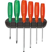PB Swiss Tools Werkstatt-Schraubendreher-Sortiment, Schlitz und Pozidriv, 6-teilig von PB Swiss Tools