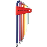 Winkelschraubendreher- Satz im Kunststoffhalter 9-teilig 1,5-10mm 100Grad Rainbo von PB SWISS TOOLS