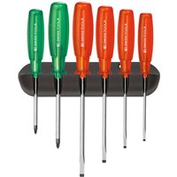 Pb Swiss Tools - Werkstatt-Schraubendreher-Sortiment, Schlitz und Pozidriv, 6-teilig von PB SWISS TOOLS