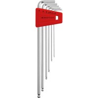Pb Swiss Tools - Winkelschraubendreher- Satz im Kunststoffhalter 6-teilig 1,5-5mm lang Kugelkopf von PB SWISS TOOLS