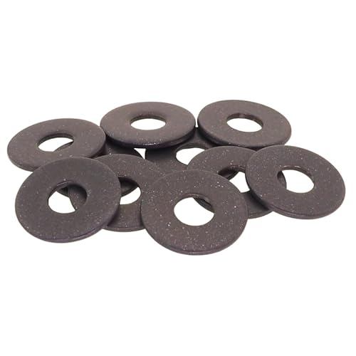PB Schrauben Unterlegscheiben M4-50Stk. I pulverbeschichtete Unterlegscheiben Edelstahl - DIN9021 | rostfreie Karosseriescheiben Made in Germany - V2A I Unterlegscheibe - DB 703 (Eisenglimmer) von PB Schrauben