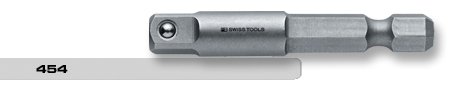PB Swiss 454 Adaptor Male Hexagon 1/4 - Male Square 1/4 for Drive Sockets by PB Swiss PB Swiss 454 Adaptor Male Hexagon 1/4 - Male Square 1/4 for Drive Sockets by PB Swiss von PB Swiss Tools