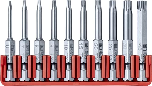 PB Swiss Tools BitBlock mit 10 langlebigen Torx Bits PB E6.703 | 100% Swiss Made | Handliches Bit Set für Standard-Anwendungen in Industrie und Handwerk PB Swiss Tools BitBlock mit 10 langlebigen Torx Bits PB E6.703 | 100% Swiss Made | Handliches Bit Set für Standard-Anwendungen in Industrie und Handwerk von PB Swiss Tools