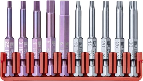 PB Swiss Tools BitBlock mit 10 langlebigen Torx Innensechskant Bits PB E6.704 | 100% Swiss Made | Handliches Bit Set für Standard-Anwendungen in Industrie und Handwerk PB Swiss Tools BitBlock mit 10 langlebigen Torx Innensechskant Bits PB E6.704 | 100% Swiss Made | Handliches Bit Set für Standard-Anwendungen in Industrie und Handwerk von PB Swiss Tools