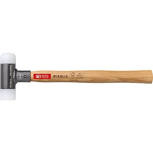 PB Swiss Tools Kunststoffhammer PB 300 (Rückschlagfrei, 100% Swiss Made, Lebenslange Garantie, Farbe: Schwarz, Gr. 1) von PB Swiss Tools