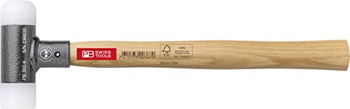PB Swiss Tools Kunststoffhammer mit Stiel aus Hickory-Holz, Rückschlagfrei, 100% Swiss Made, Lebenslange Garantie, 1.47 Kg, Größe 7 PB Swiss Tools Kunststoffhammer mit Stiel aus Hickory-Holz, Rückschlagfrei, 100% Swiss Made, Lebenslange Garantie, 1.47 Kg, Größe 7 von PB Swiss Tools