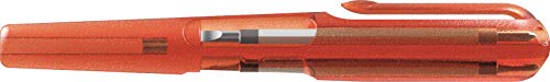 PB Swiss Tools Mini Schraubenzieher PB 169.V02 | 100% Swiss Made | Kleiner Umsteckschraubendreher mit Kreuzschlitz/Schlitz/Pentalobe Umsteckklinge (Gr. PH 00, 000), Rot von PB Swiss Tools