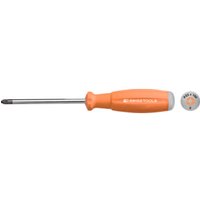 PB Swiss Tools Pozidriv-Schraubendreher, mit 2K-SwissGrip-Heft, Kreuzschlitzgröße 2 von PB Swiss Tools