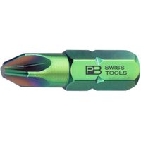 PB Swiss Tools Precision Bit, Pozidriv, 1/4 Zoll 1/25 mm von PB Swiss Tools