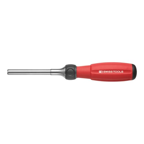PB Swiss Tools Ratschengriff "Twister", für 1/4-Zoll-Bits, mit Magnet, 100 mm von PB Swiss Tools