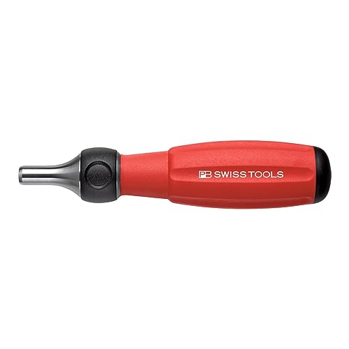 PB Swiss Tools Ratschengriff "Twister", für 1/4-Zoll-Bits, mit Magnet, 30 mm von PB Swiss Tools