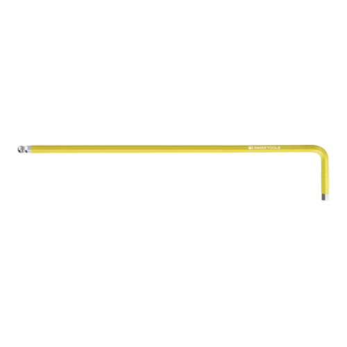 PB Swiss Tools Sechskant-Winkelschraubendreher, lang, pulverbeschichtet, 3 mm von PB Swiss Tools