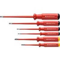 PB Swiss Tools Slim-Elektriker-Schraubendreher-Sortiment, vollisoliert, Schlitz und Phillips, 6-teilig von PB Swiss Tools