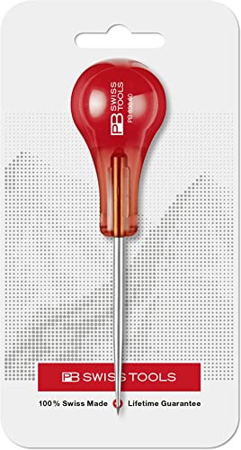 PB Swiss Tools Vorstecher PB 630.60 | 100% Swiss Made | Vorstechahle 60 mm Klingenlänge zum Vorstechen von Löchern in Feinblech, Holz, Kunststoff, Leder von PB Swiss Tools