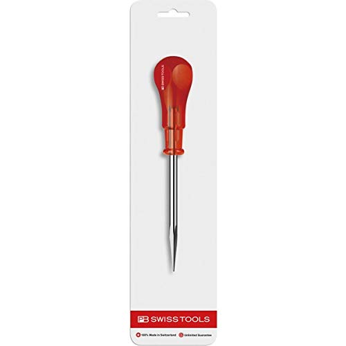 PB Swiss Tools Vorstecher PB 650.110 | 100% Swiss Made | Vorstechahle Klingenlänge 110 mm mit Vierkantspitze und Fünfkant-Griff von PB Swiss Tools