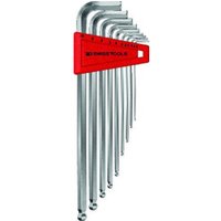 PB Swiss Tools Winkelschraubendreher- Satz im Kunststoffhalter 9-teilig 1,5-10mm lang Kugelkopf von PB Swiss Tools