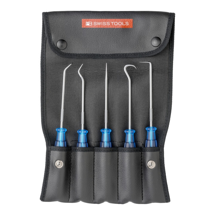 Pb Swiss Tools Hakenset Montageset Dichtung Werkzeug Set 5teilig Rolltasche      B-Ware von PB Swiss Tools