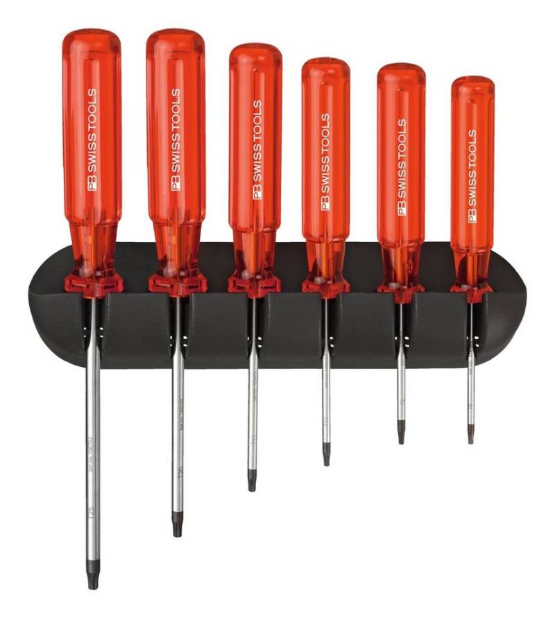 PB Swisstools Schraubendreher, (6 St), Satz Torx im Wandhalter Classic von PB Swisstools
