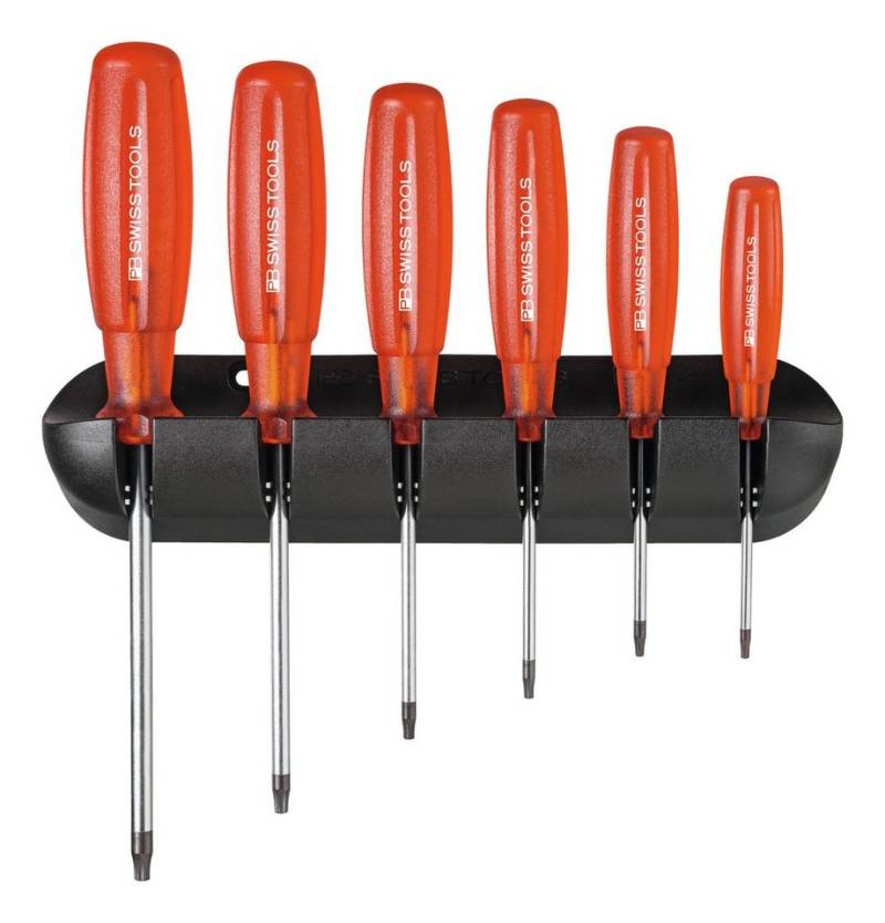 PB Swisstools Schraubendreher, (6 St), Satz Torx im Wandhalter Multicraft von PB Swisstools