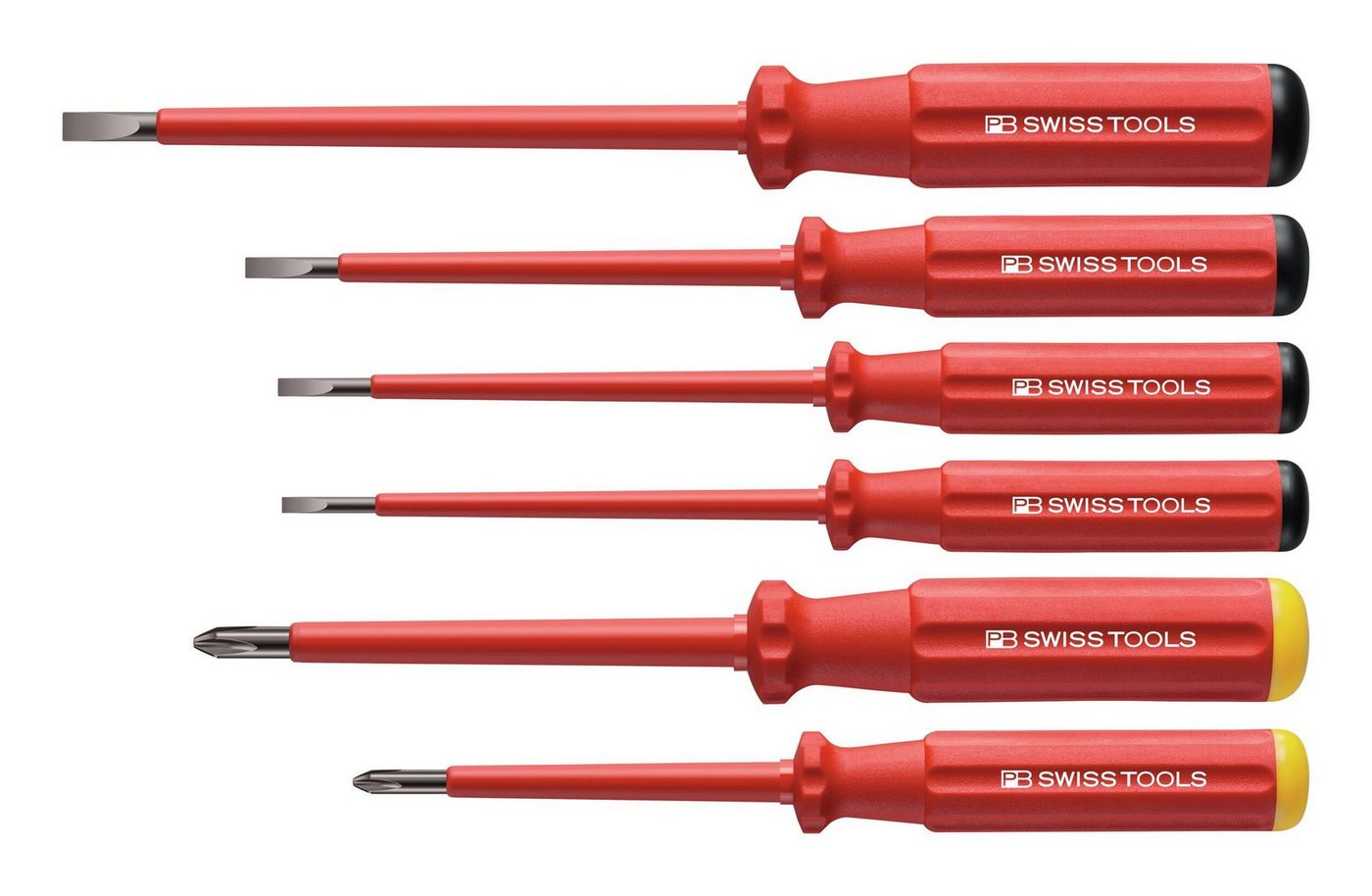 PB Swisstools Schraubendreher, (6 St), Satz VDE Schlitz/PH im Karton Classic von PB Swisstools