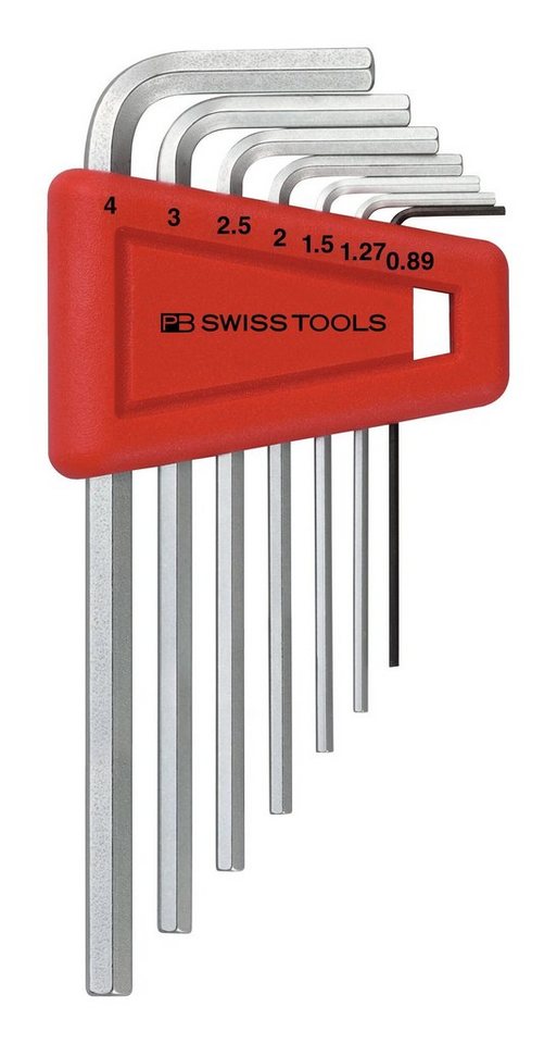 PB Swisstools Schraubendreher, (7 St), Winkelschraubendreher-Satz im Kunststoffhalter 0,89-4 mm von PB Swisstools