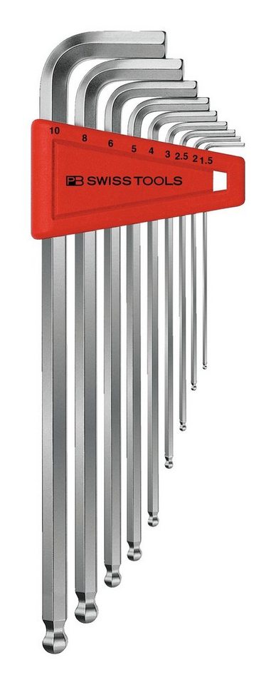 PB Swisstools Schraubendreher, (9 St), Winkelschraubendreher-Satz im Kunststoffhalter 1,5-10 mm lang von PB Swisstools