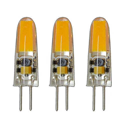 3x Stück - G4 mini LED 2 Watt 12V AC/DC warmweiß aus Silikon (Silica Gel) Lampe Leuchte Leuchtmittel dimmbar Halogenersatz von PB-Versand