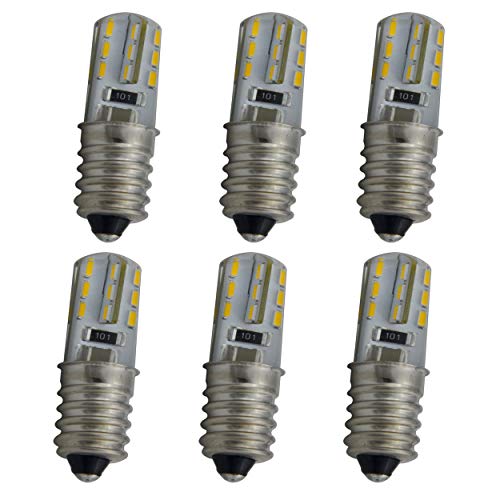 6x E14 warmweiß für Ihre Kühlschrank, Nähmaschine, Nachttischlampe oder andere kleine Lampen (1,5W - warmweiß 3000K) von PB-Versand