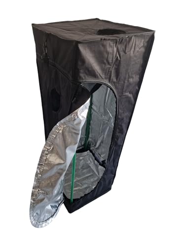Pflanzenzelt 40x40x120 Gewächshaus Zuchtzelt Growroom Anbauzelt Grow Box von PB-Versand